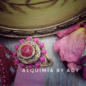 Alquimia Gold VINTAGE STYLE + VICTORIAN ring